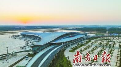湛江吳川機場準備就緒，靜待開門迎客。